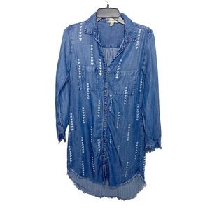 Cloth & Stone chambray shirt dress XS